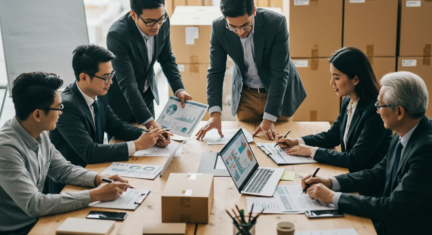 Shopper using smartphone to verify product origin and authenticity via blockchain QR code in grocery store