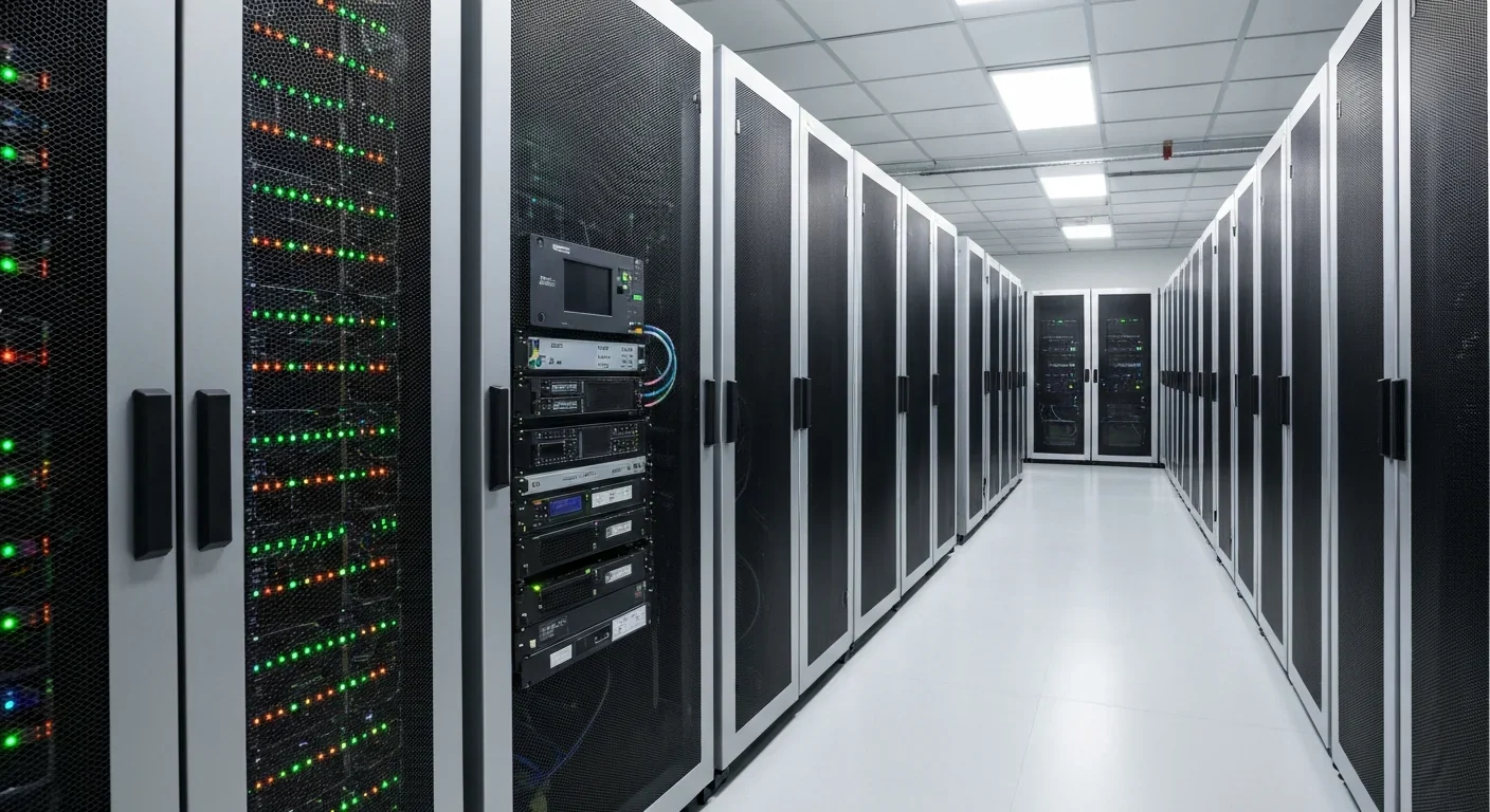 Compact AI computing system in data center rack installation