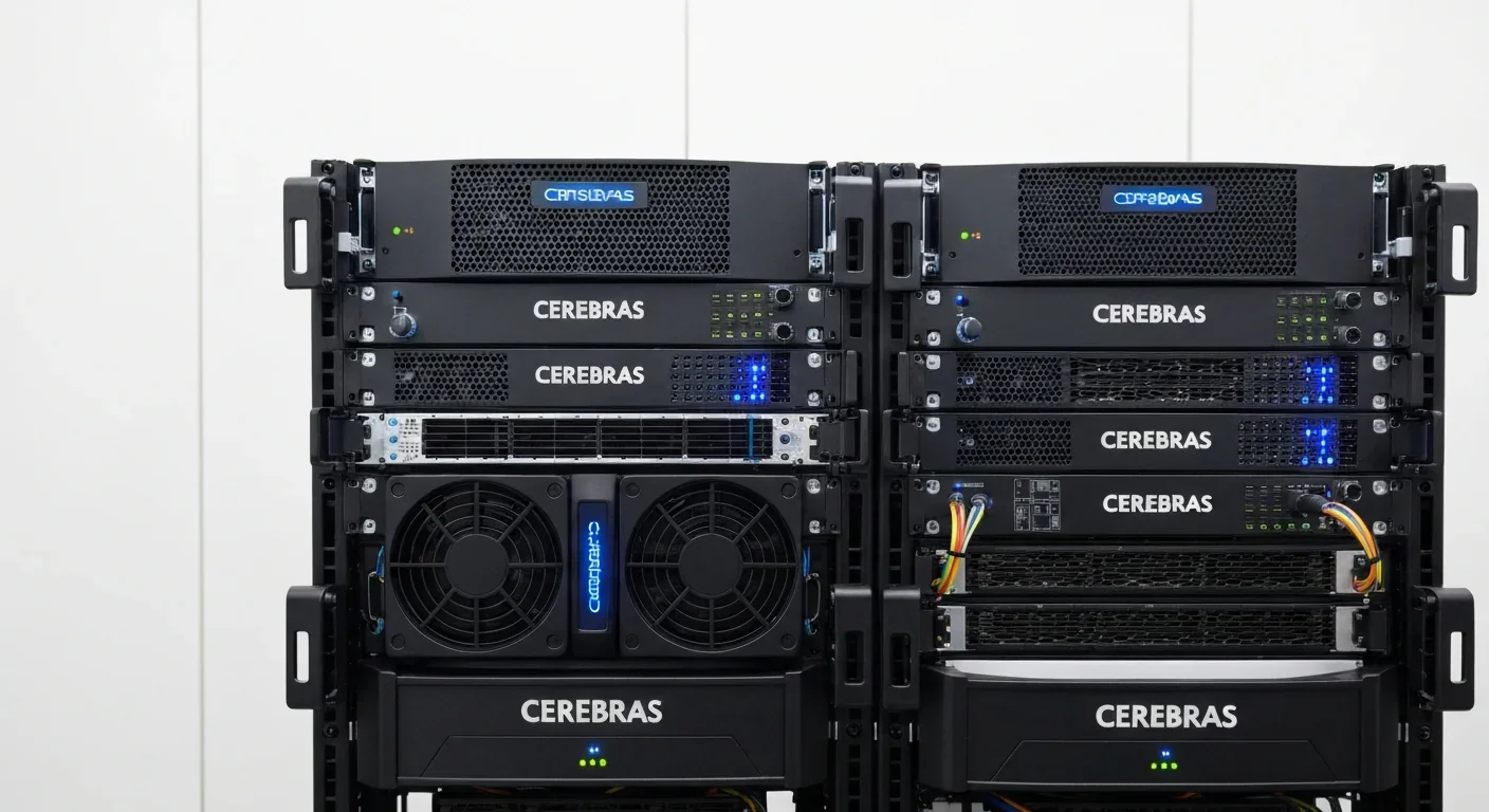 Cerebras CS-3 wafer-scale computing systems deployed in data center environment