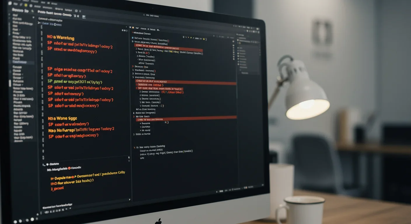 Engineering team conducting code review session to evaluate AI-generated code quality