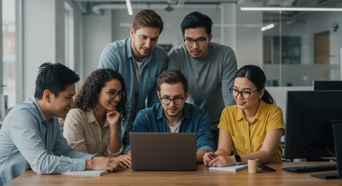 Development team implementing homomorphic encryption solutions for enterprise applications