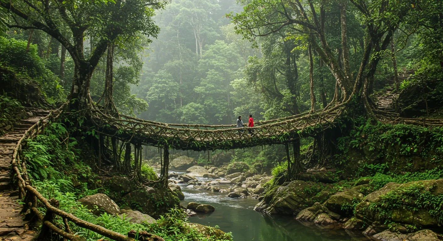 Living Root Bridges: Ancient Engineering for Modern Climate