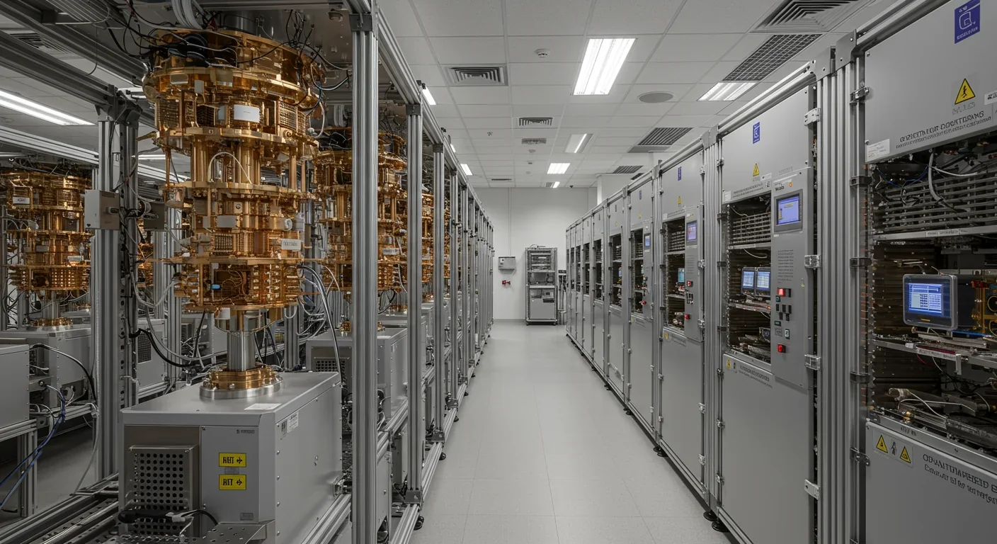 Modular quantum computing facility with multiple processors and interconnected couplers