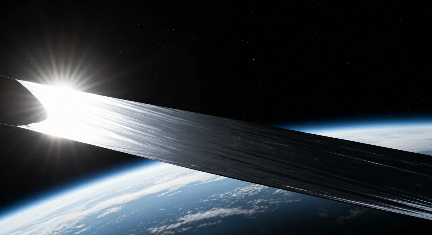 How Solar Sails Tack on Sunlight Like Ocean Ships