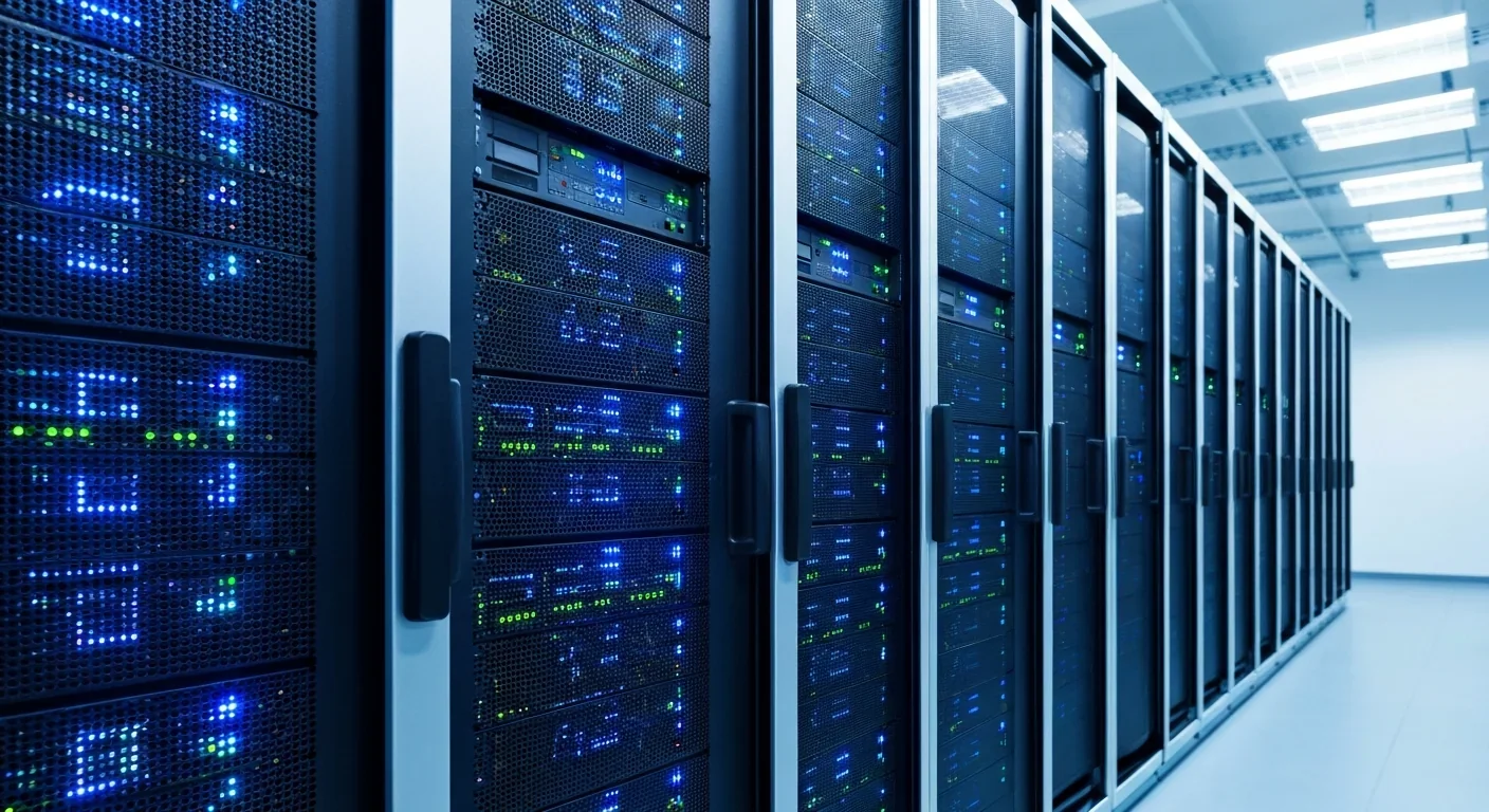 Data center server racks showing the scale of cloud infrastructure affected by CPU vulnerabilities