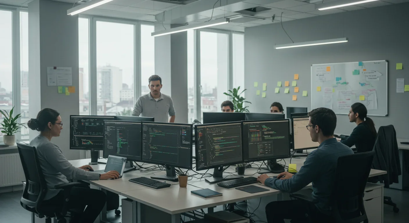 AI engineers collaborating on transformer model development and deployment