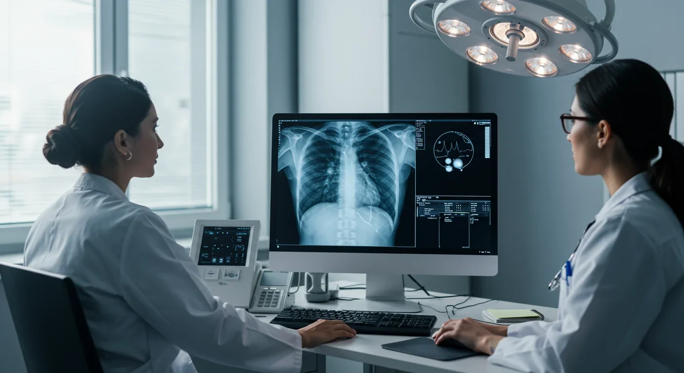 Medical imaging workstation using Vision Transformer models for diagnostic analysis of X-ray images